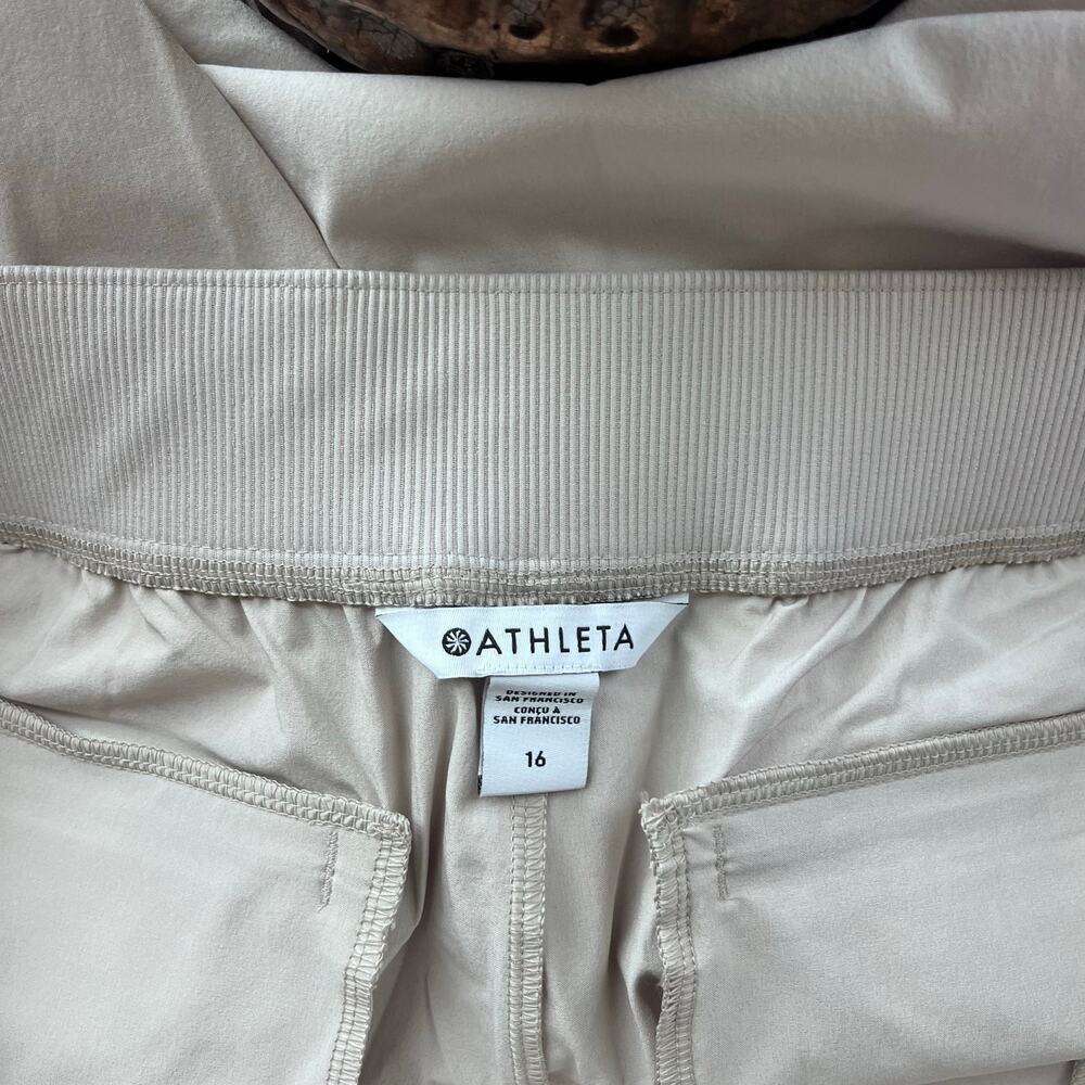 New Athleta Brooklyn Ankle Pant Jogger Slim Leg 16 Plus Abalone NWT Cheville - Picture 9 of 11